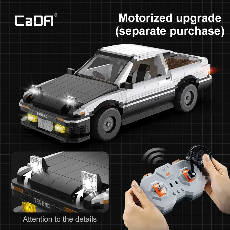 CaDA Initial D 1:12 Toyota Trueno AE86 C61024W Motorized upgrade