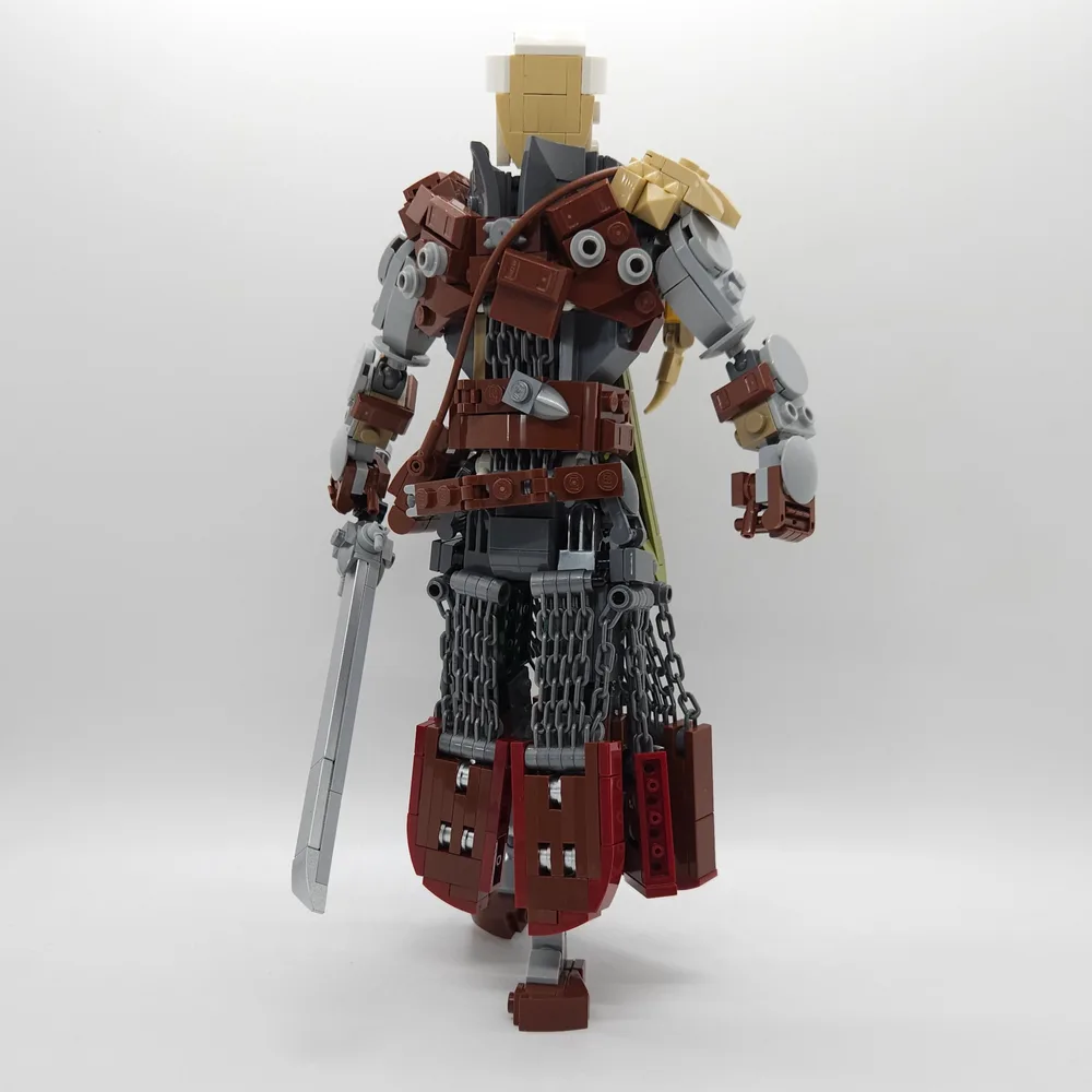 geralt of rivia the witcher lego moc