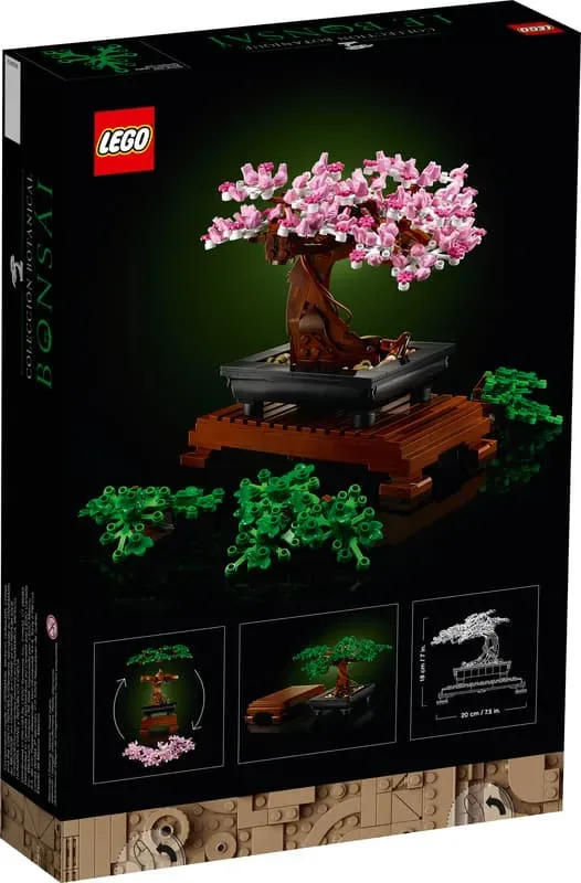 LEGO Bonsai Tree 10281 box back.