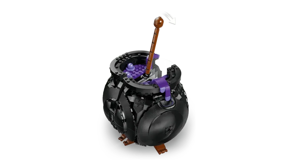 Cauldron stirring mechanism.