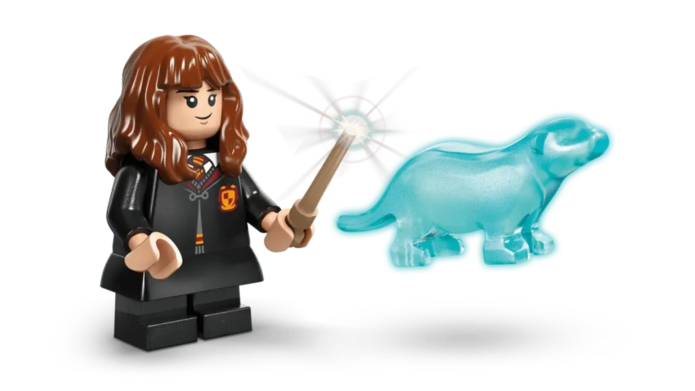 Hermione casting a spell.