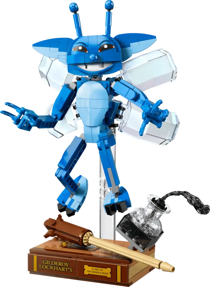 LEGO Cornish Pixie flying pose.