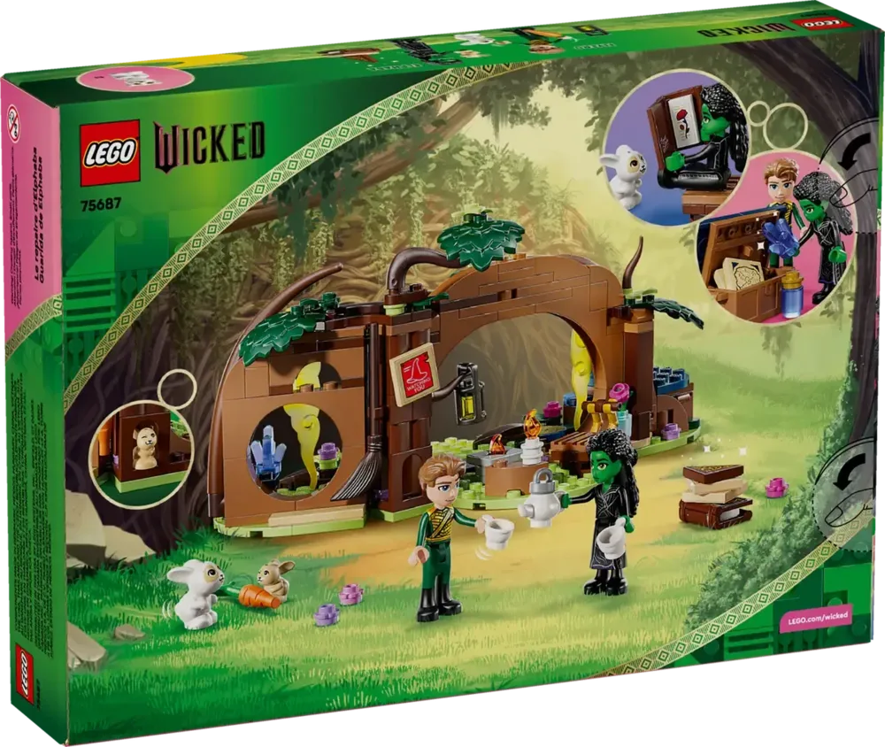 LEGO Elphaba's Retreat box back.