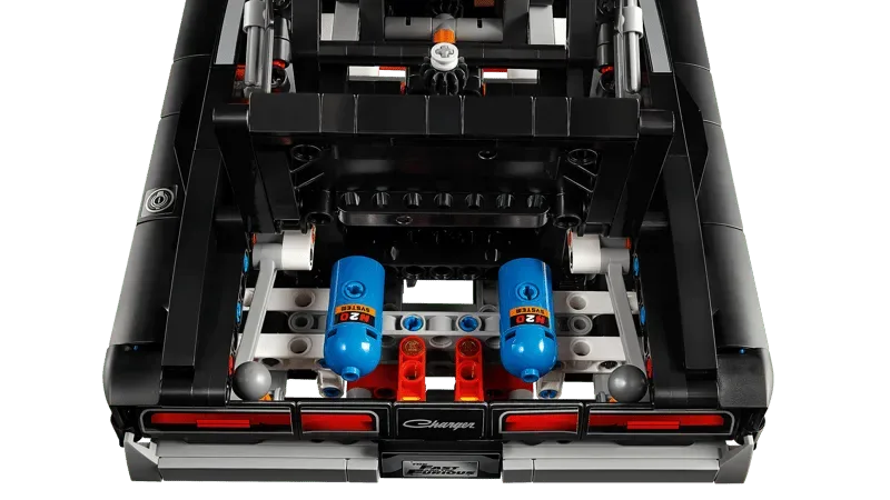 NOS tanks in LEGO Charger R/T trunk