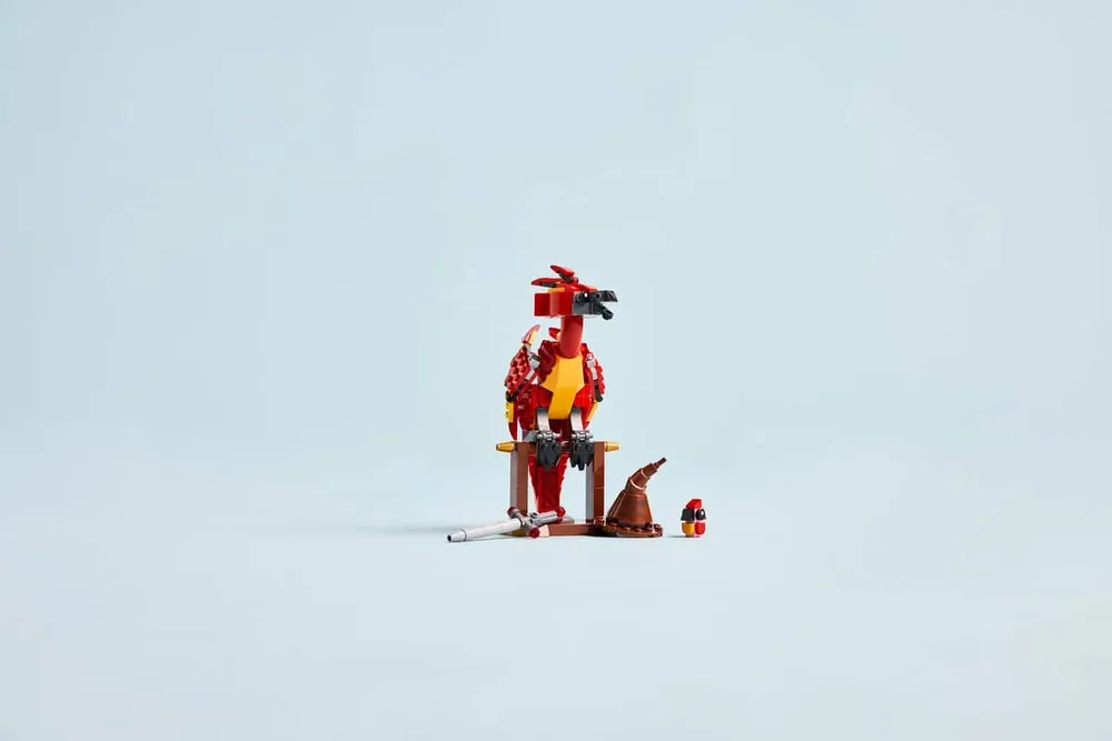 Complete Fawkes set displayed on a simple background.