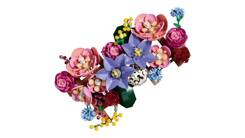 Horizontal LEGO Flower Wall