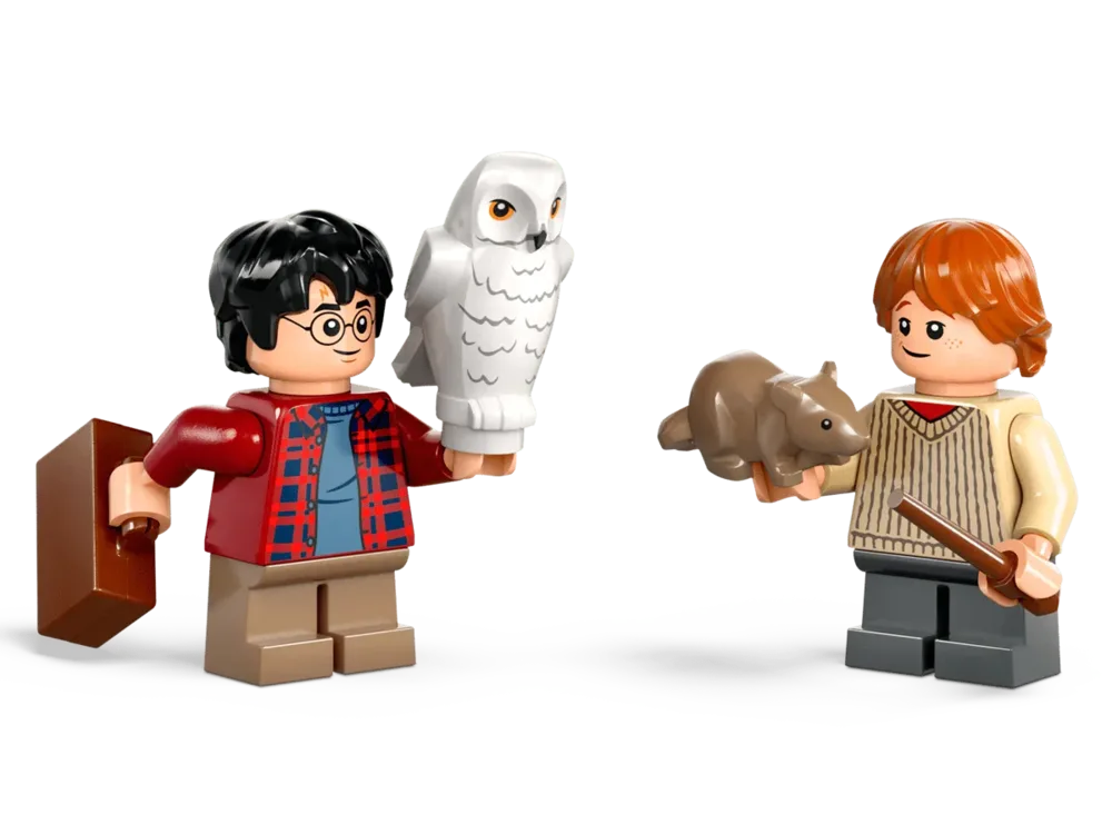 Minifigures and accessories close-up.