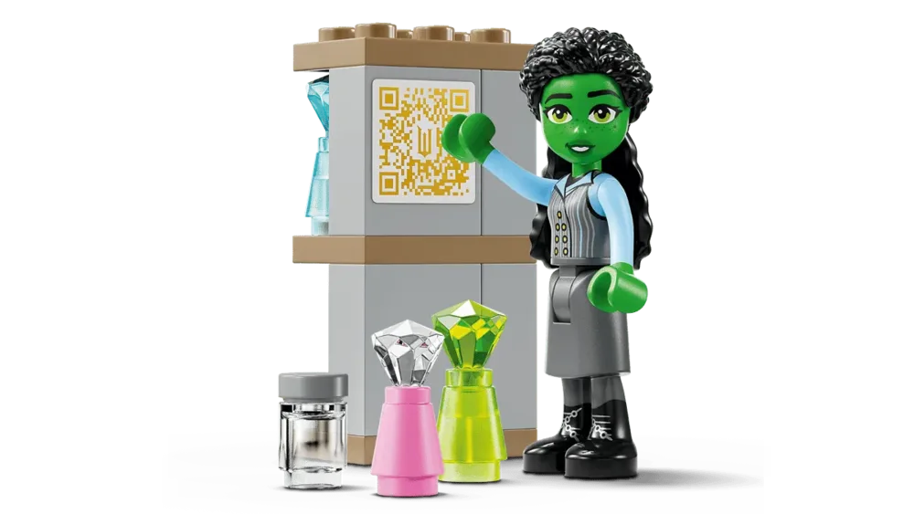 Elphaba and QR tile.