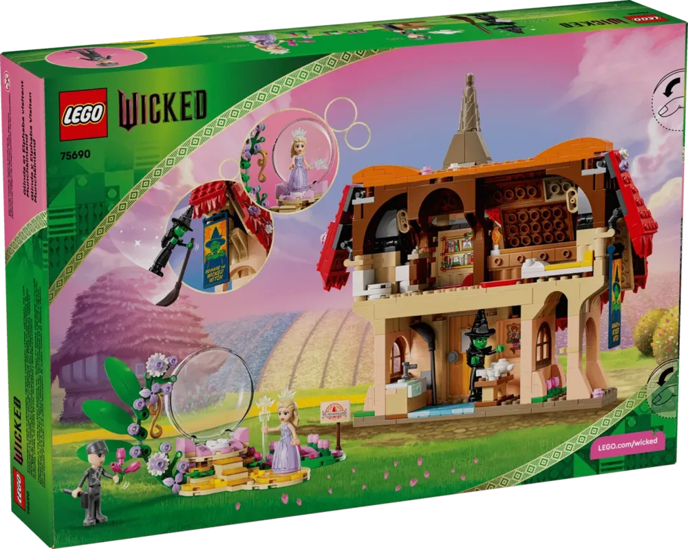 LEGO Wicked box back.
