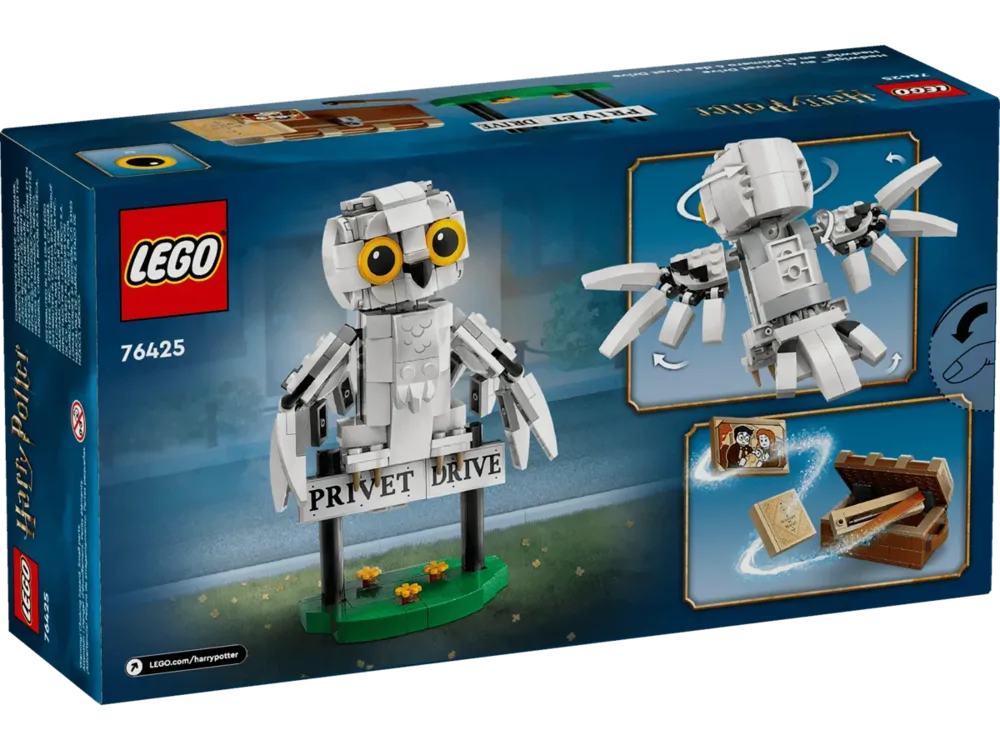 Hedwig 76425 box back features.