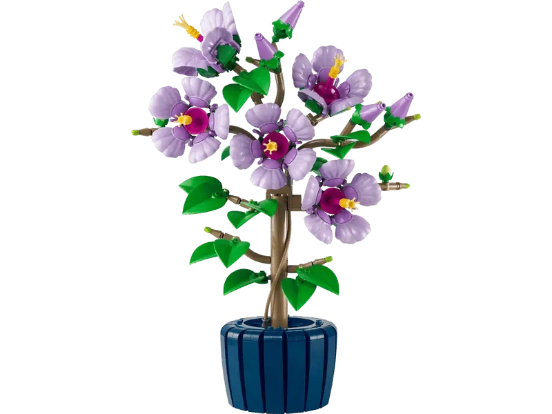 Lego Hibiscus 10372 full plant.