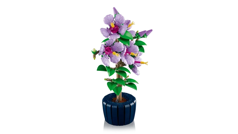 Lego Hibiscus 10372 side view.