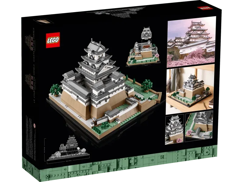 LEGO Himeji Castle box back.