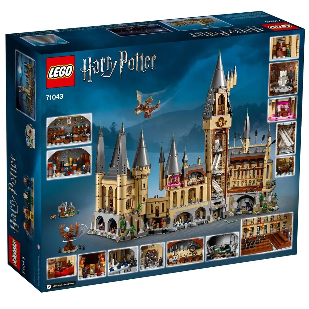 Hogwarts Castle box back