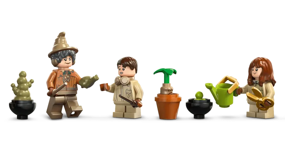Minifigures and accessories close-up.