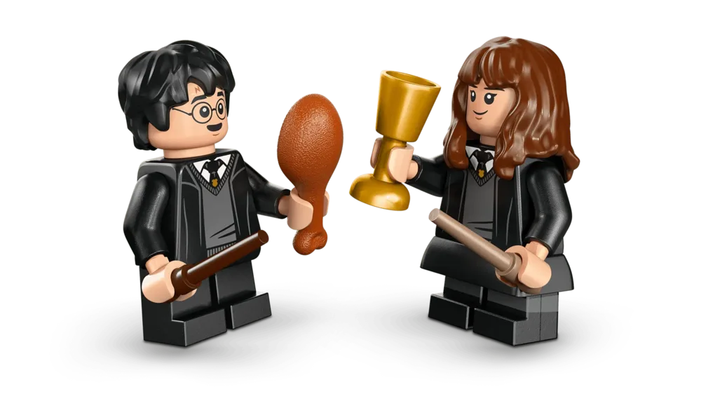 Harry and Hermione close-up.