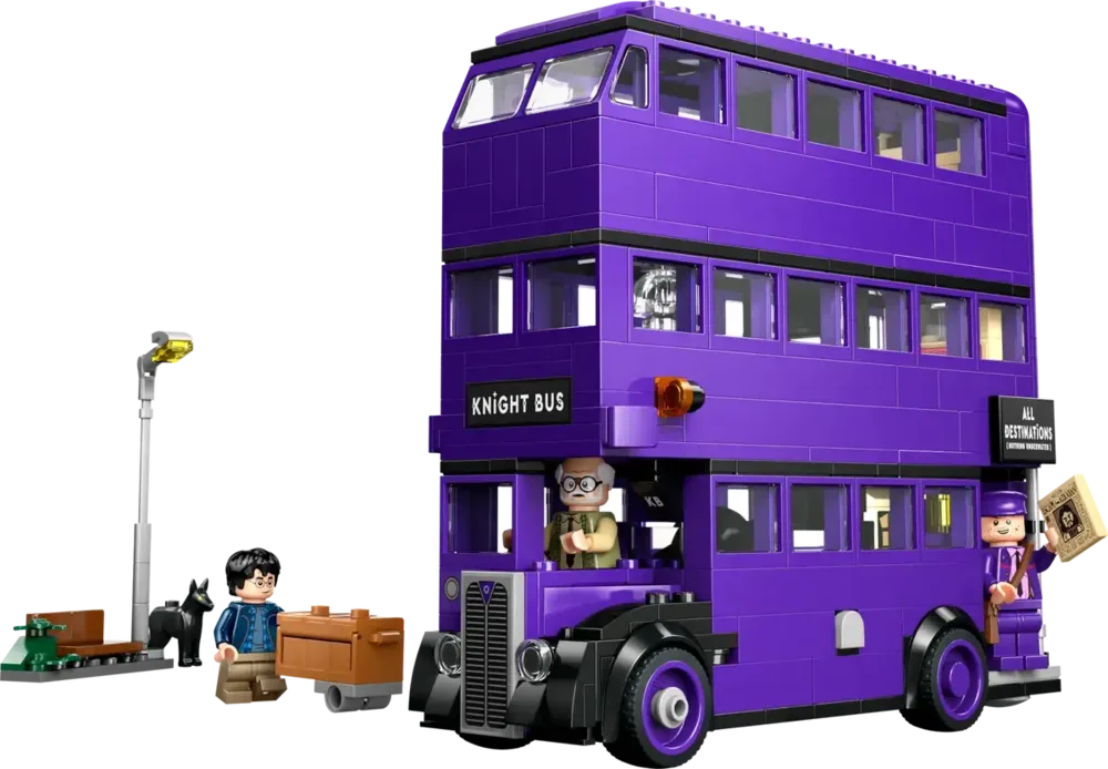 Knight Bus with Harry, Stan, Ernie.