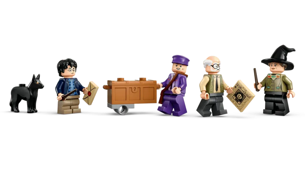 Knight Bus minifigure collection.