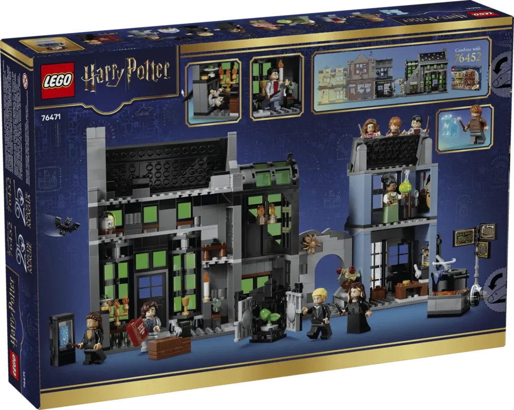 LEGO 76471 Knockturn Alley box back.