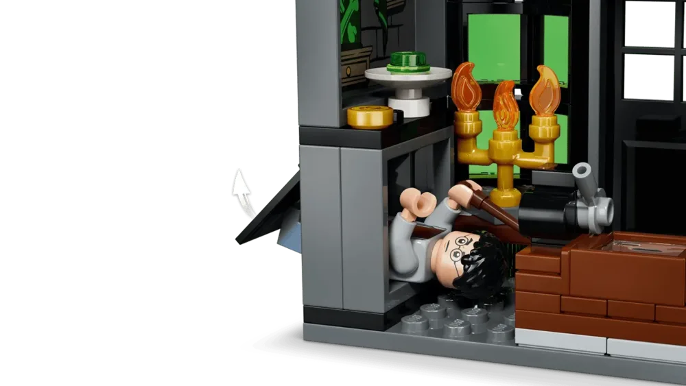Harry in Vanishing Cabinet.