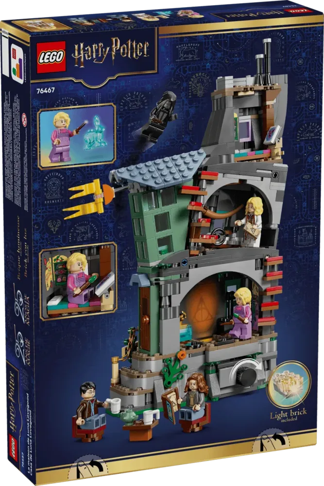 LEGO Harry Potter Luna Lovegood's House box back.