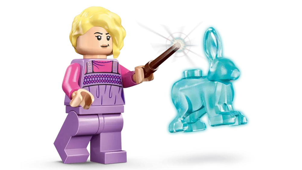Luna Lovegood with rabbit Patronus.