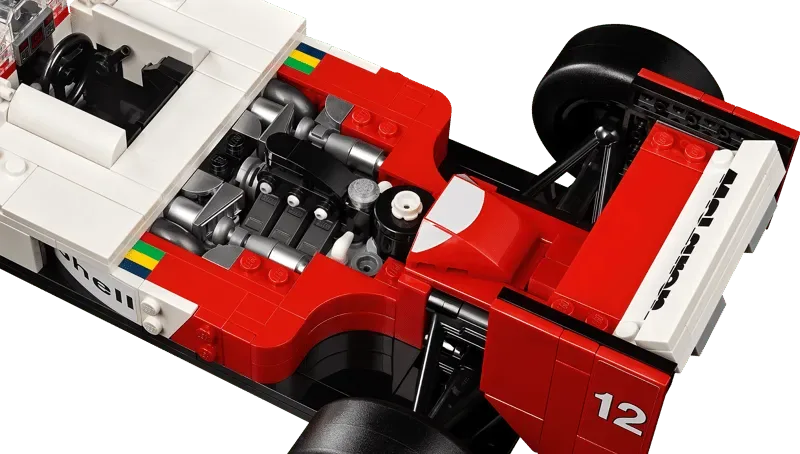 Lego McLaren MP4/4 engine detail.