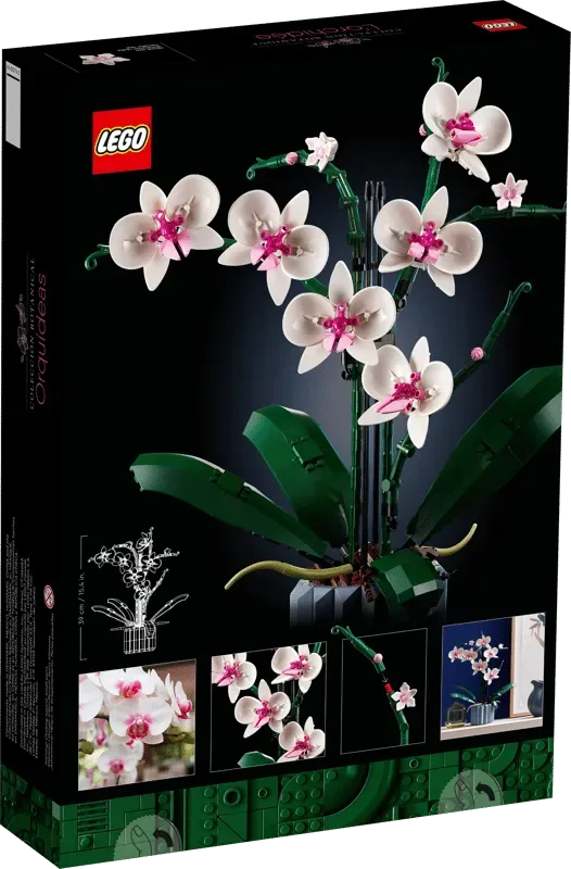 LEGO Orchid 10311 box back.