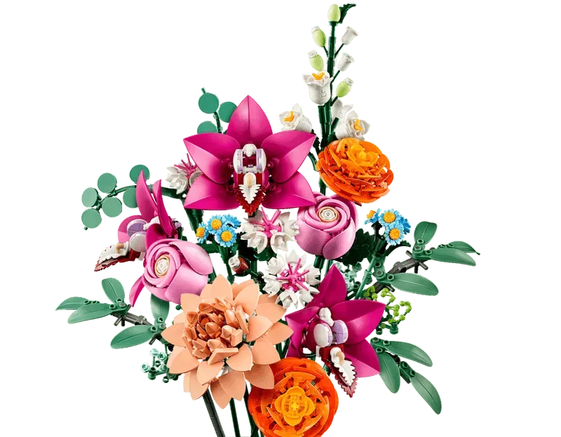 Full bouquet assembly.
