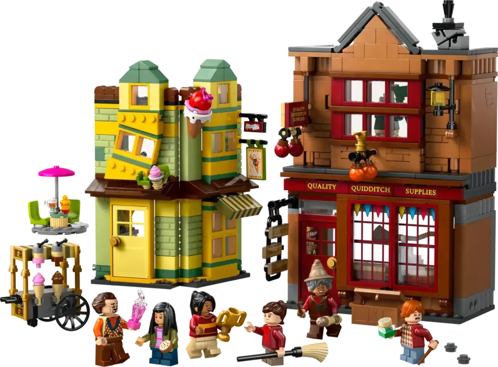 Assembled set with minifigures.