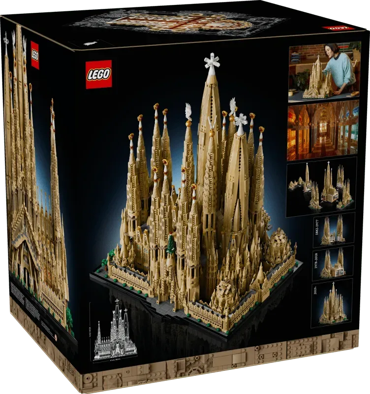LEGO Sagrada Familia box back