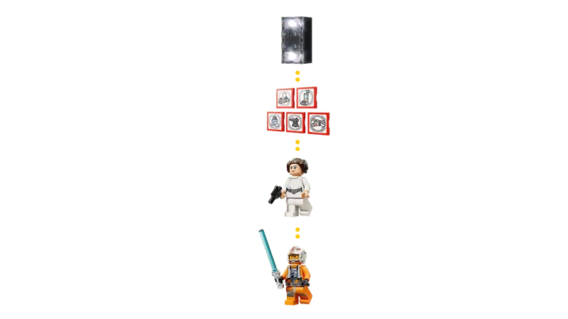 SMART Play™: Luke's Red Five X-Wing™ 75423 gallery view 4