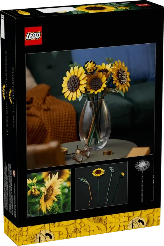 LEGO Sunflower Bouquet 11502 box back