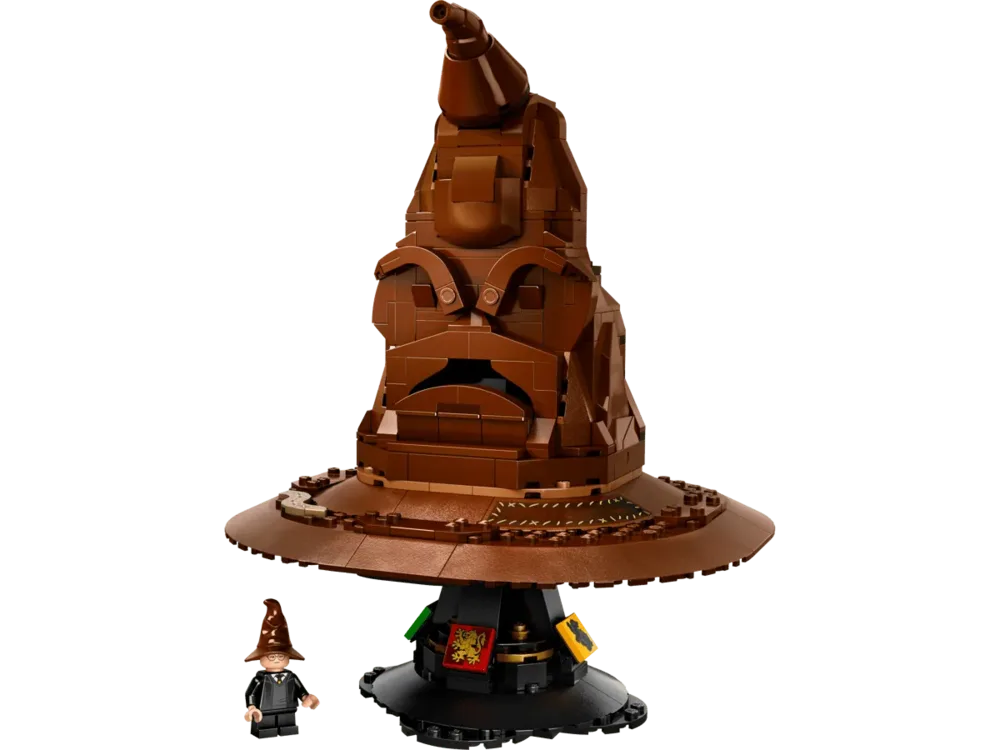 Talking Sorting Hat with Quirrell minifigure