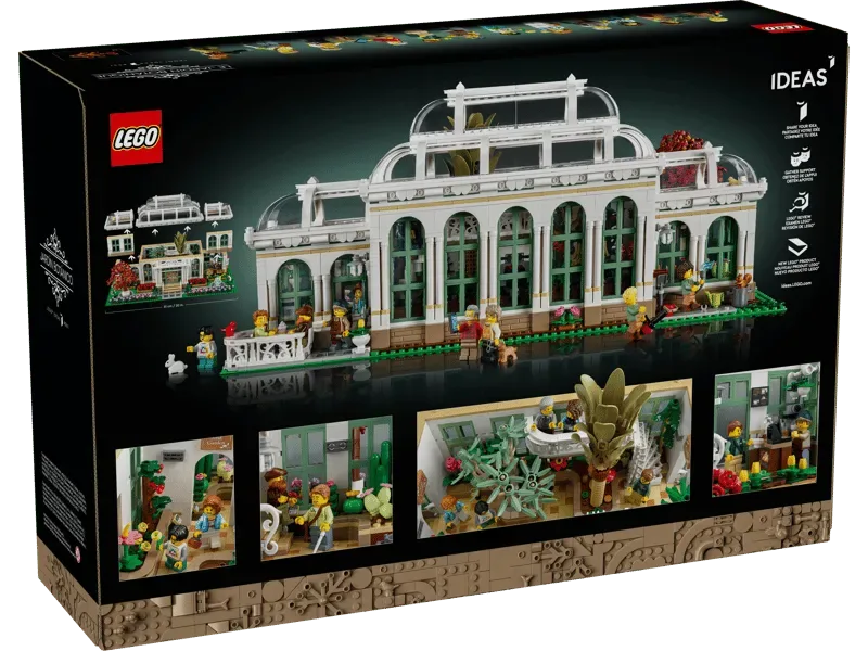 Lego The Botanical Garden 21353 box rear
