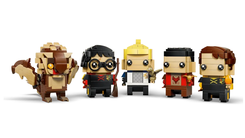 Front view of BrickHeadz lineup.