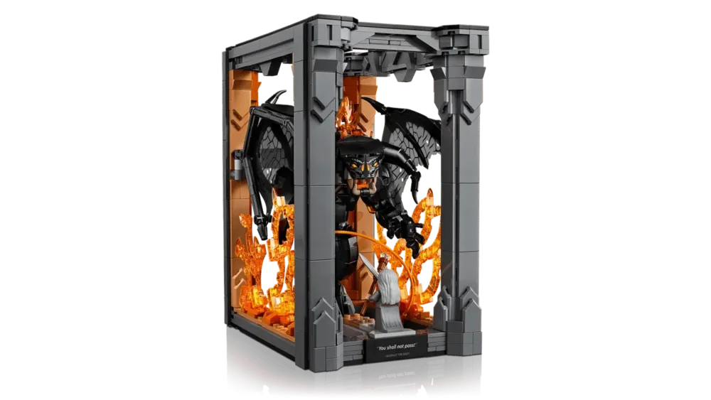 Closed Balrog Book Nook, compact.