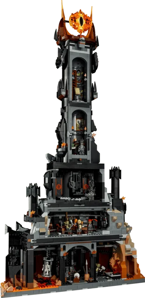 Lego Barad-dûr interior view.