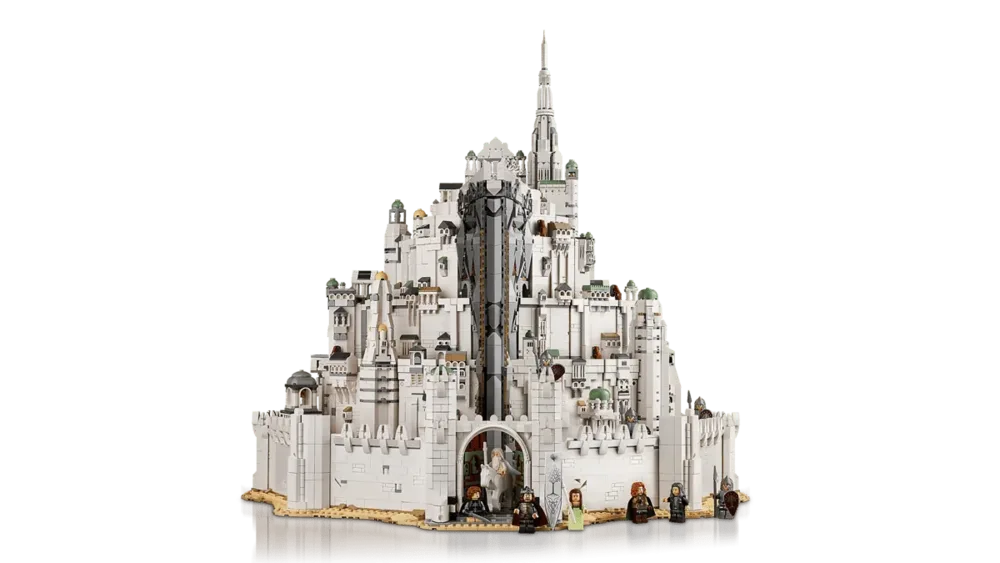 Minas Tirith gate and minifigures
