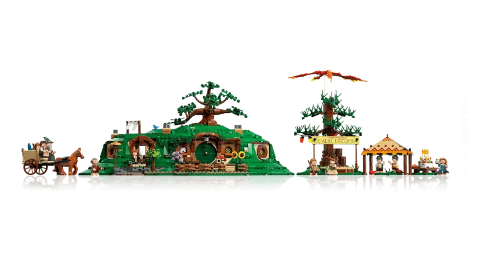 Full set with height measurement.