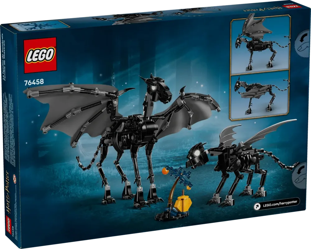 Thestral Family box back, posing.