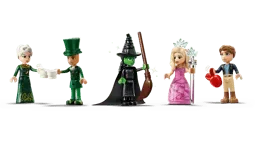 Lego Emerald City 75684 minifigure lineup.