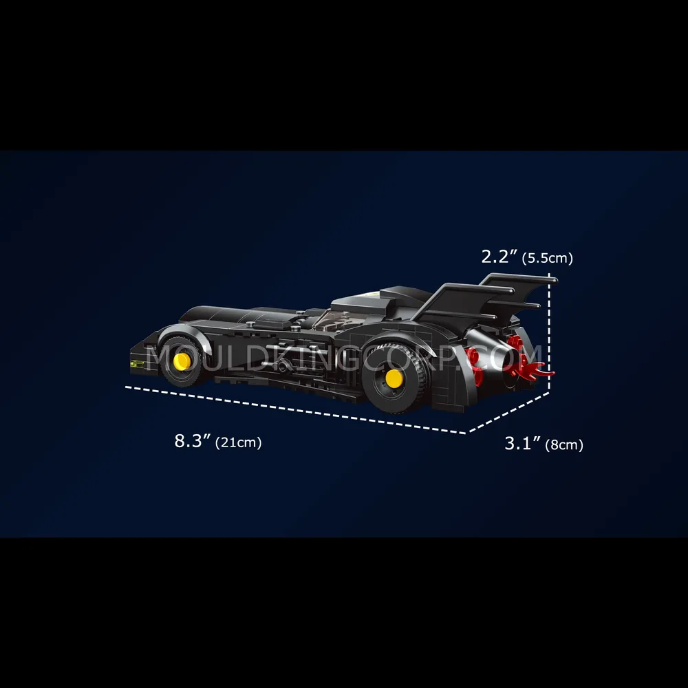 Batmobile model dimensions