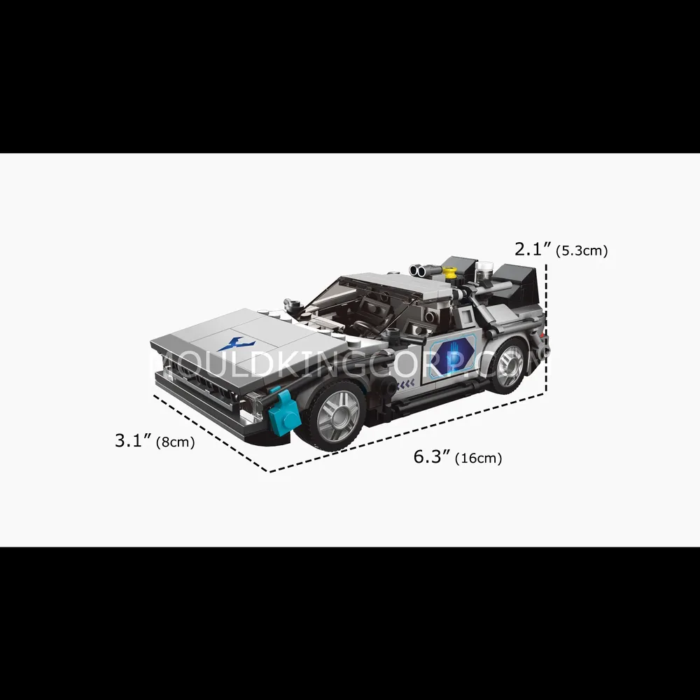 DeLorean model dimensions