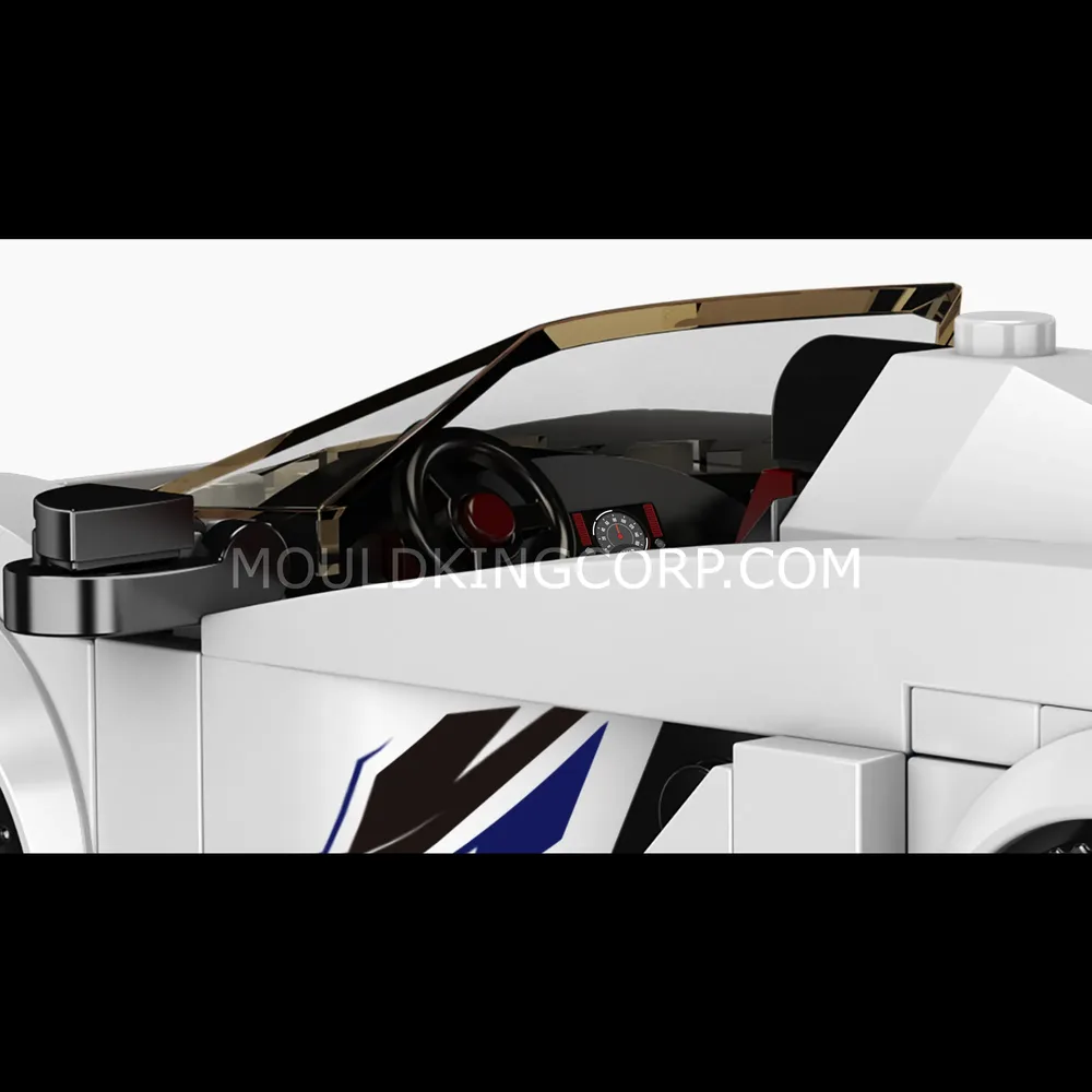Detailed cockpit of the 650S Spider model