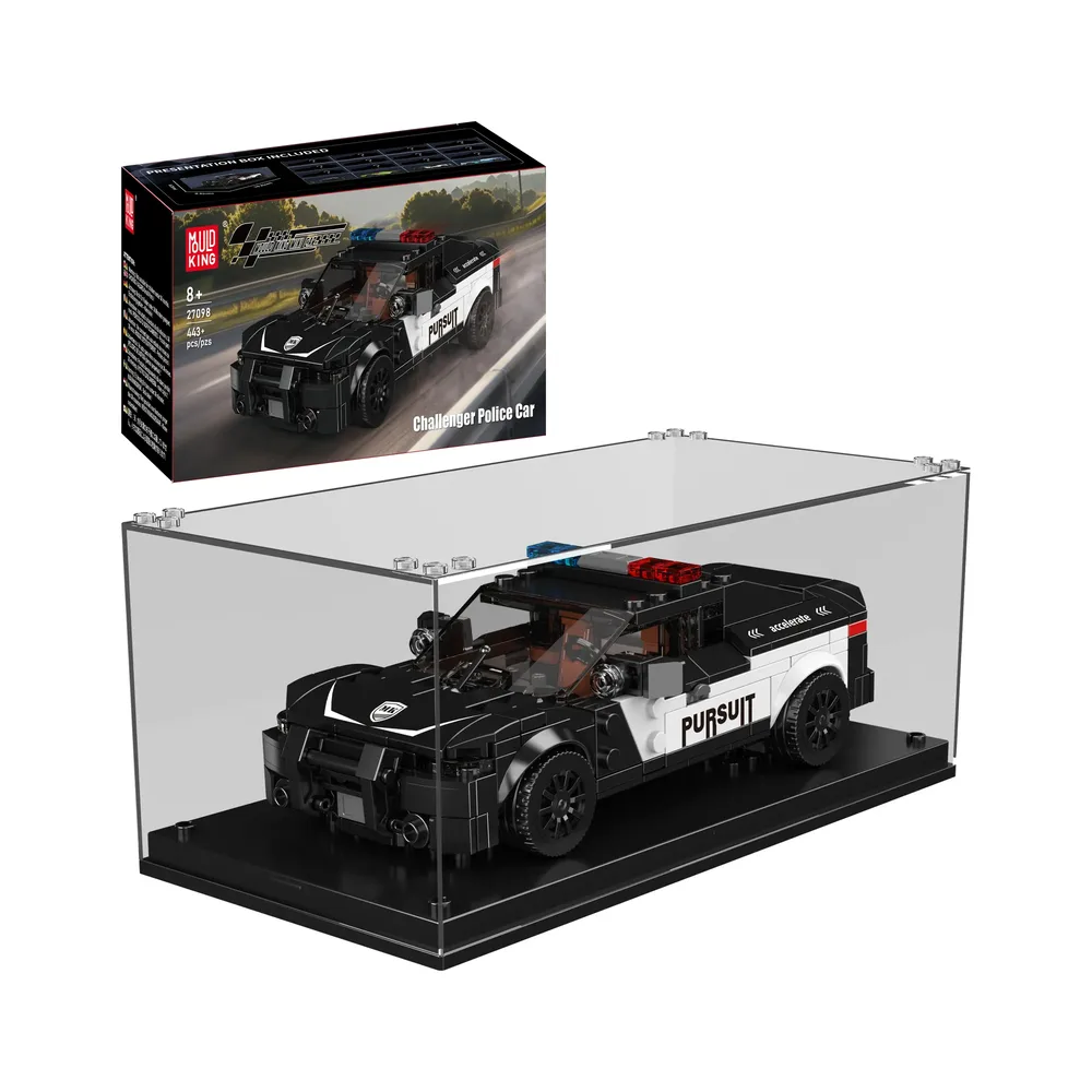 Police car model with box.