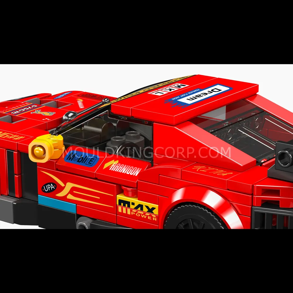 Race Car rear-top close-up.