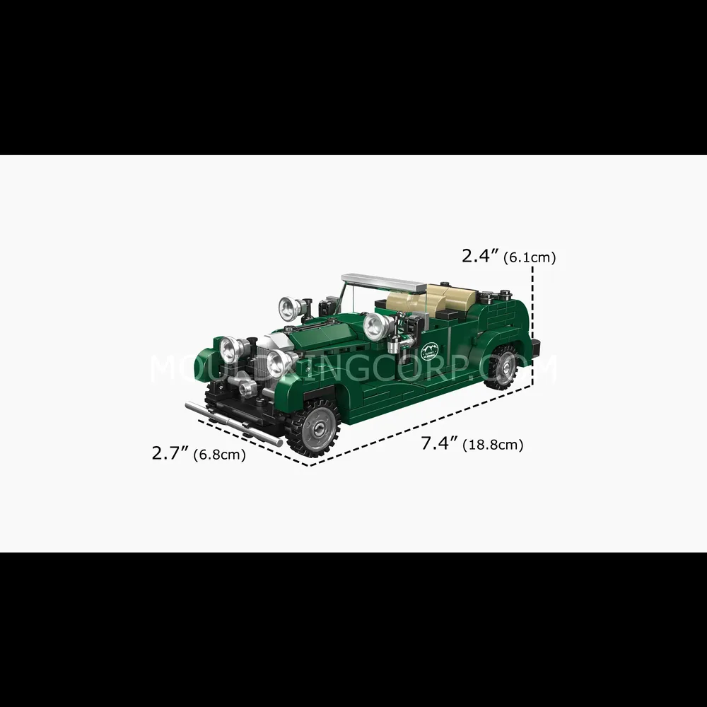 Luxury car model in case