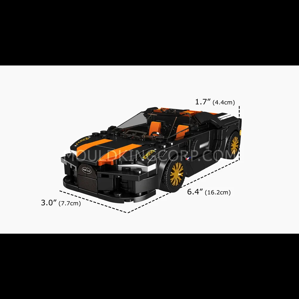 Chiron 300+ model with dimensions.