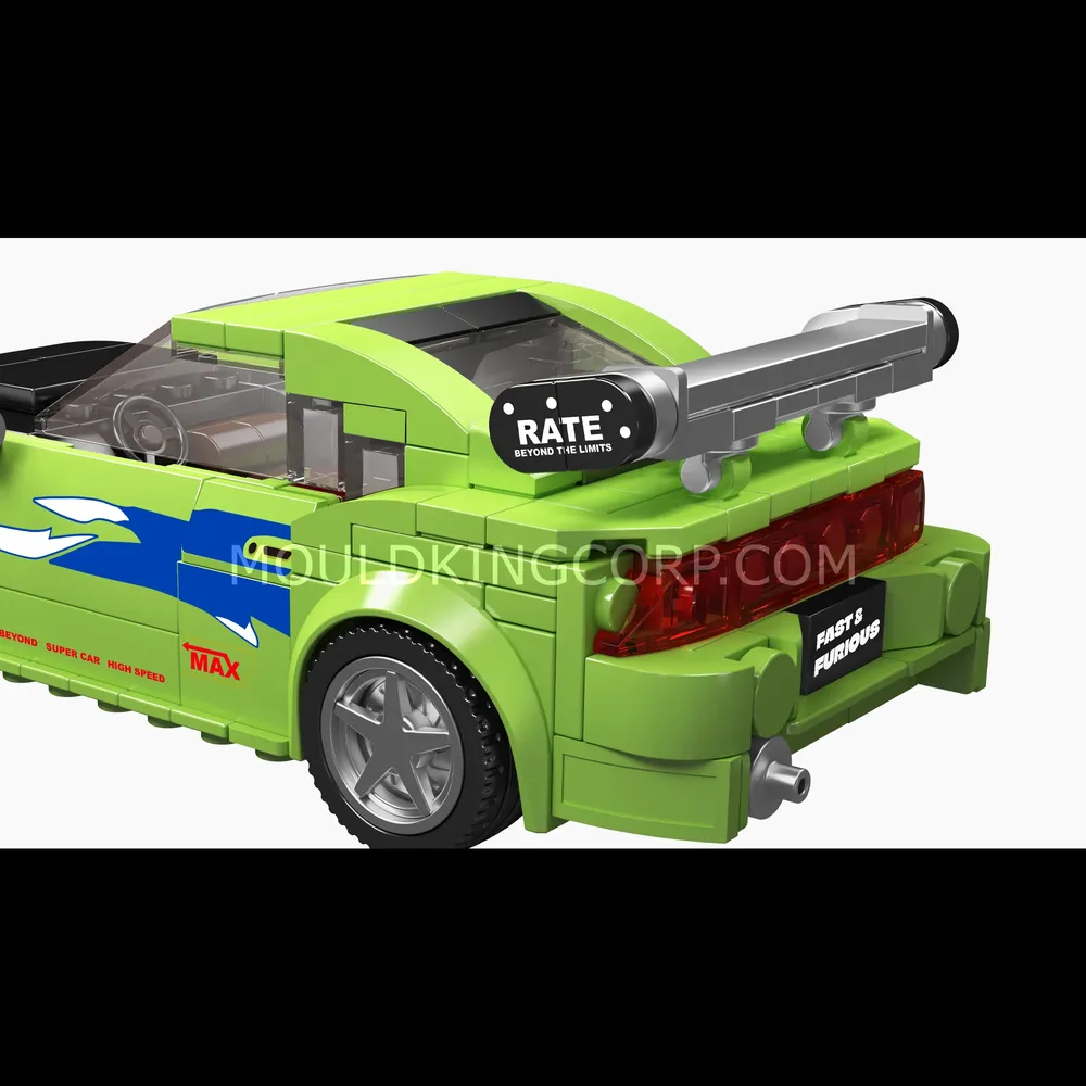 Rear view with 'Fast & Furious' decal.